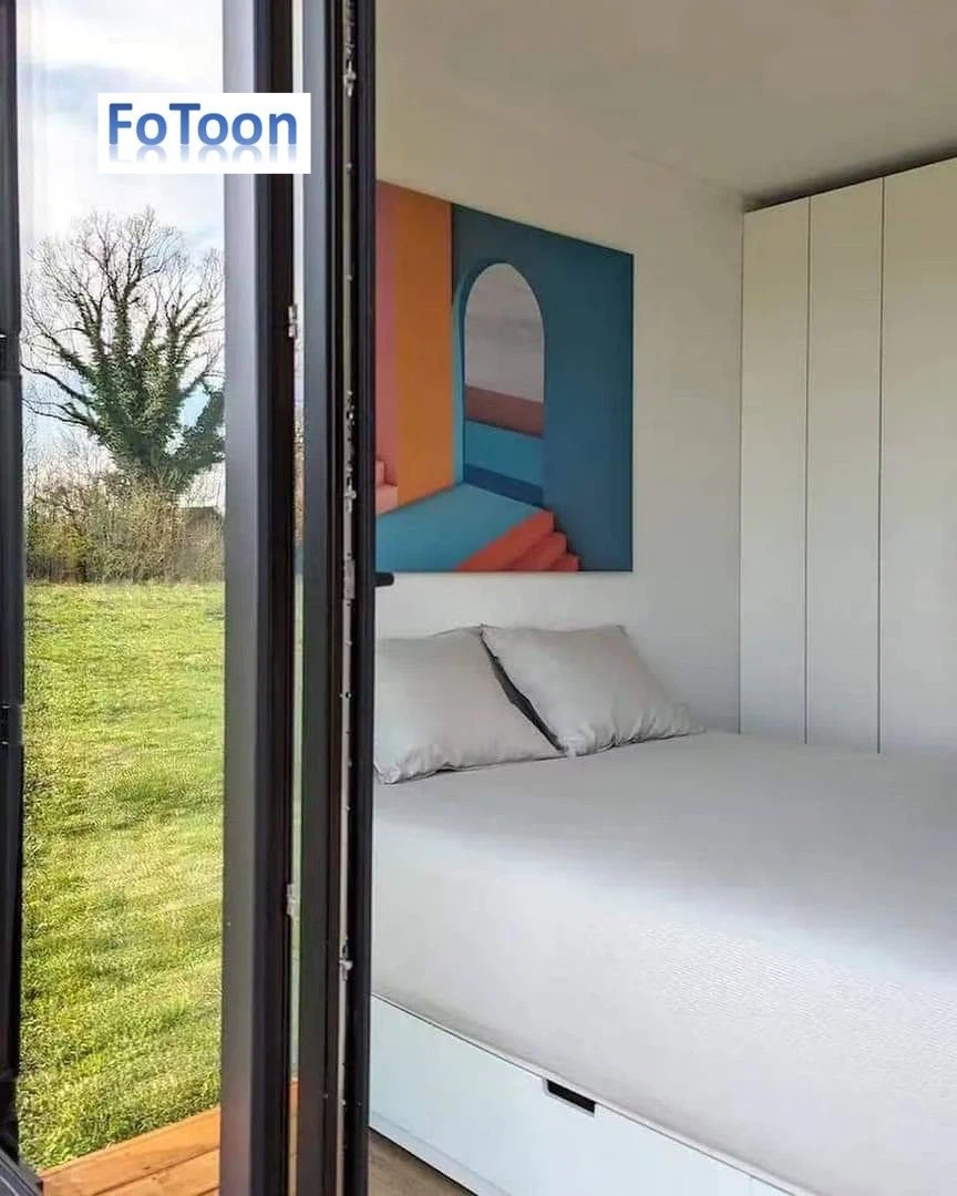 Mobile Prefabricated 40ft Shipping Container Bungalow