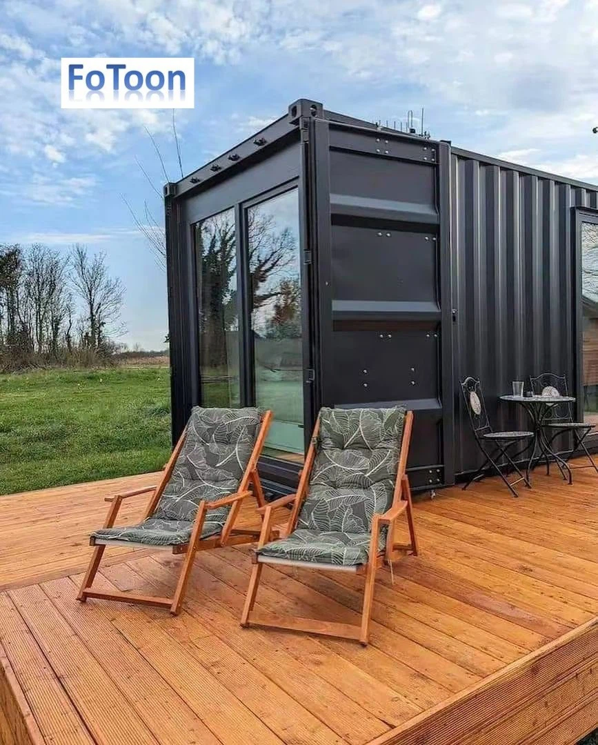 Mobile Prefabricated 40ft Shipping Container Bungalow