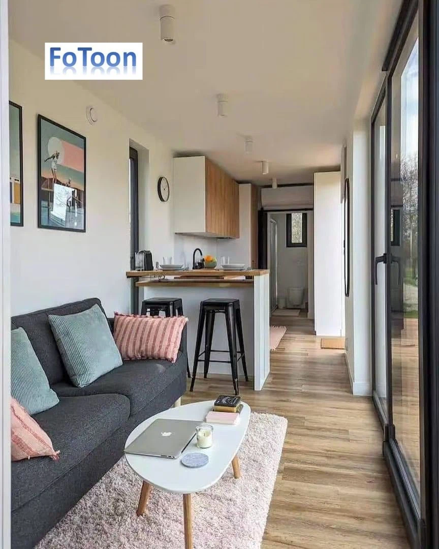 Mobile Prefabricated 40ft Shipping Container Bungalow